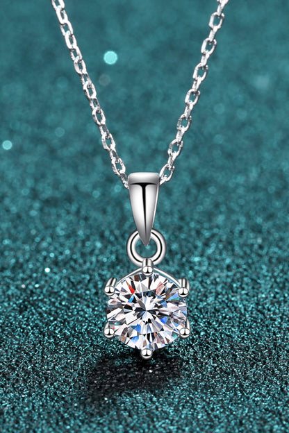 Aanbid kry wat jy nodig het Moissanite-hanger-ketting