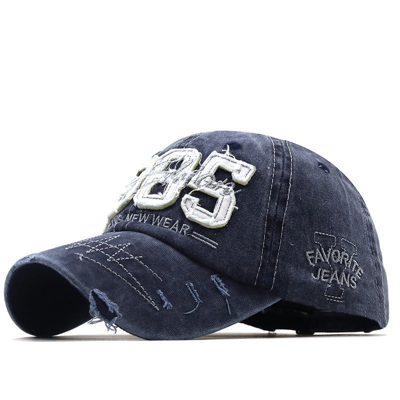 New Spring And Autumn Outdoor Cap Washed Baseball Cap