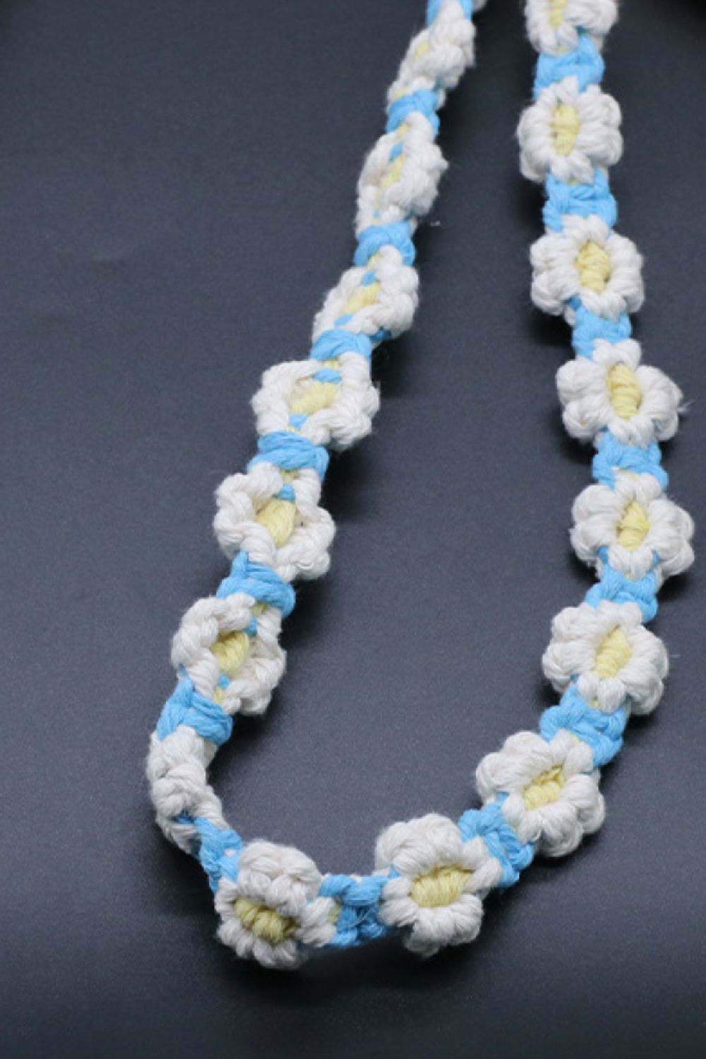 Flower Macrame Phone Lanyard