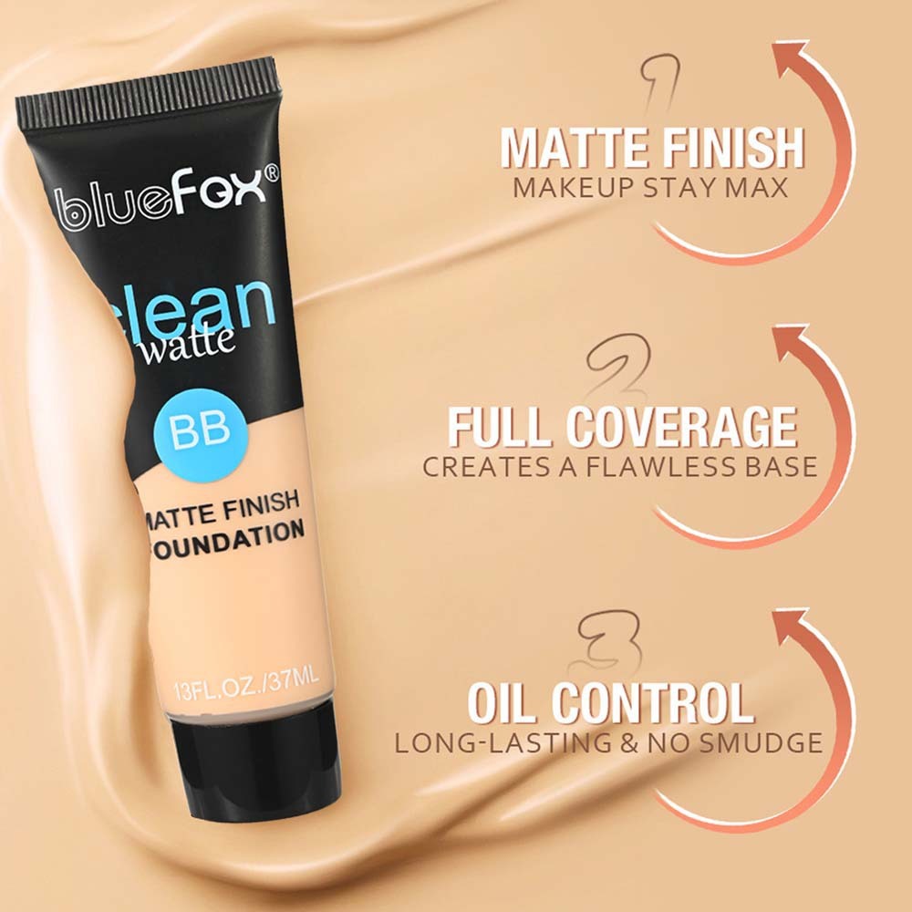 Facial Moisturizing Matte Concealer Lightweight Oil Control And Waterproof Sweat-proof Liquid Foundation