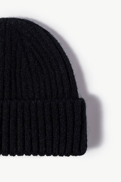 Rib-Knit Cuff Beanie