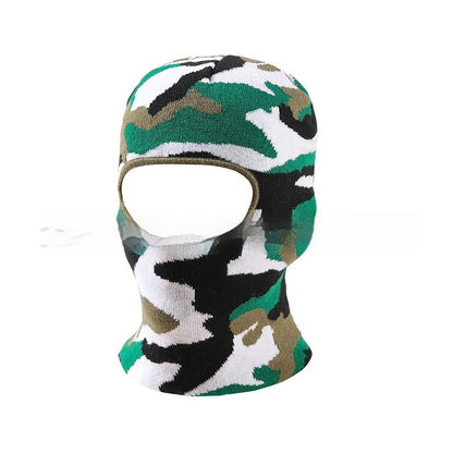 Colorful High Street Hip Hop Street Personality Knit Hat Unisex Warm Mask Hat