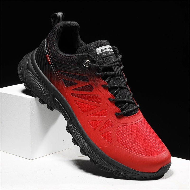 Breathable Mesh Surface Plus Size Men's Outdoor Running Shoes