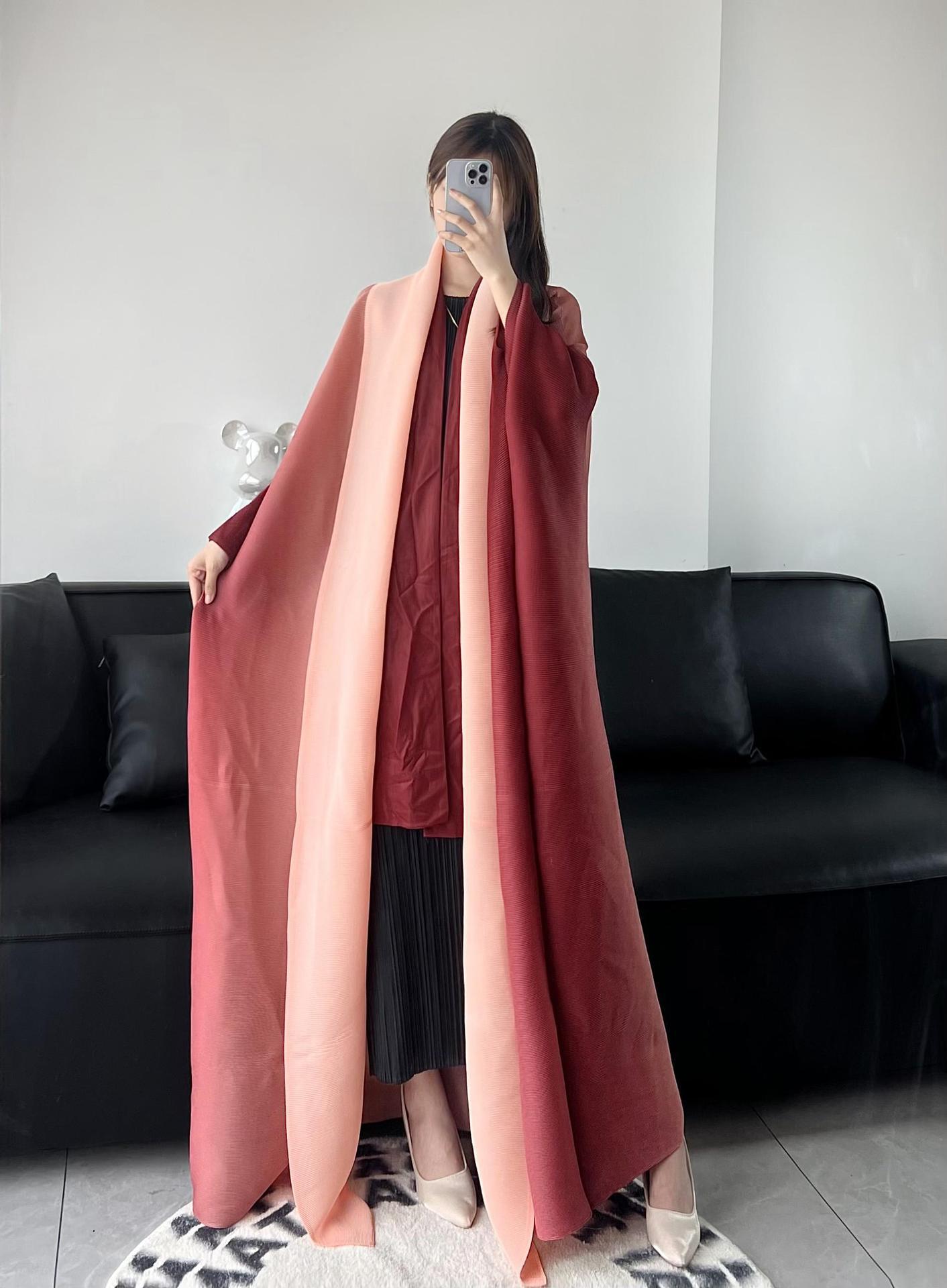 Fashionable Gradient Coat Long Skirt For Women