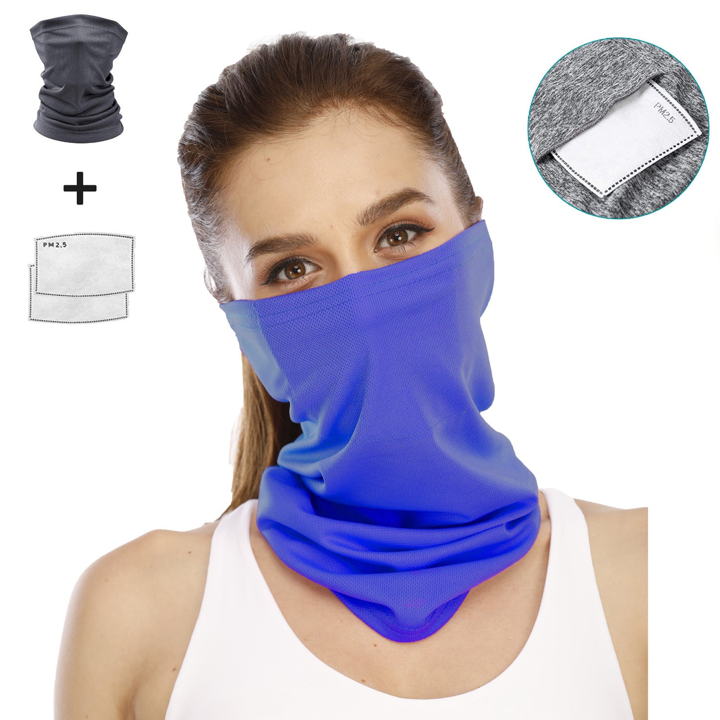 Riding mask riding mask magic scarf sports mask ice silk mask fishing sunscreen mesh mask