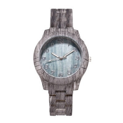 Bamboo Pattern Fashion Numbers Creative Men's And Women's Watches