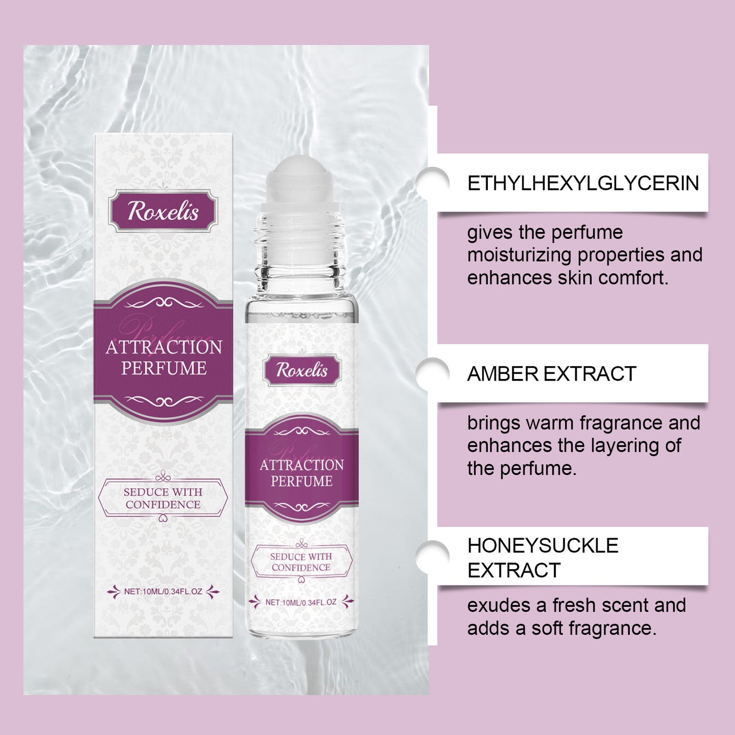 Natural Fragrance Atmosphere Lady Charm Portable Amber Perfume Ball