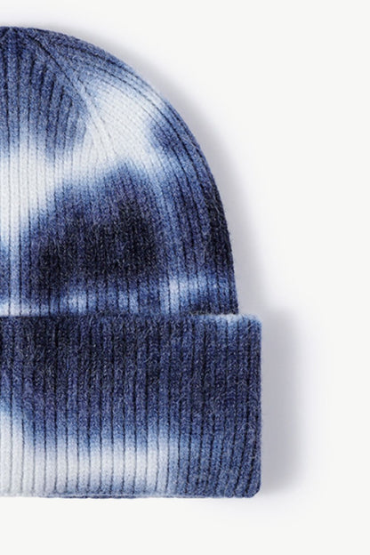 Tie-Dye Cuffed Knit Beanie