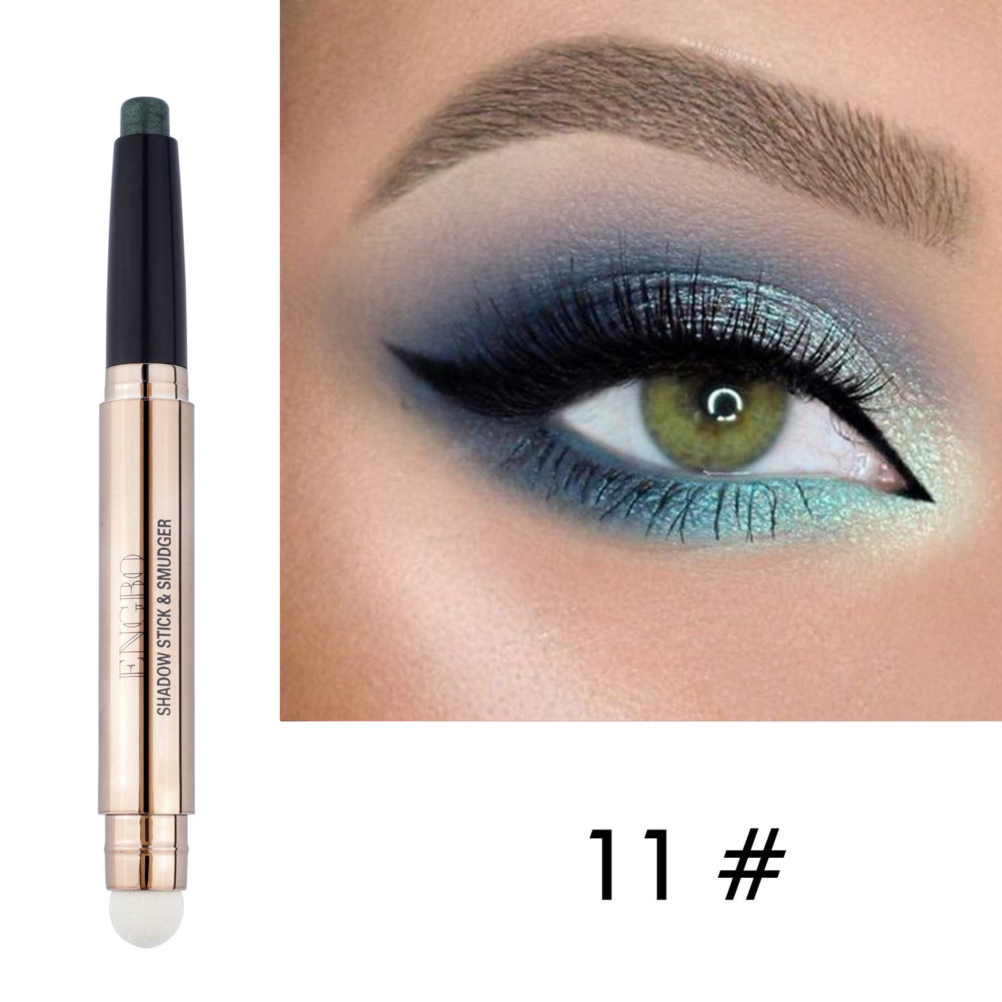 Double Headed Monochrome Eye Shadow Pen Pearlescent Sleeping Silkworm