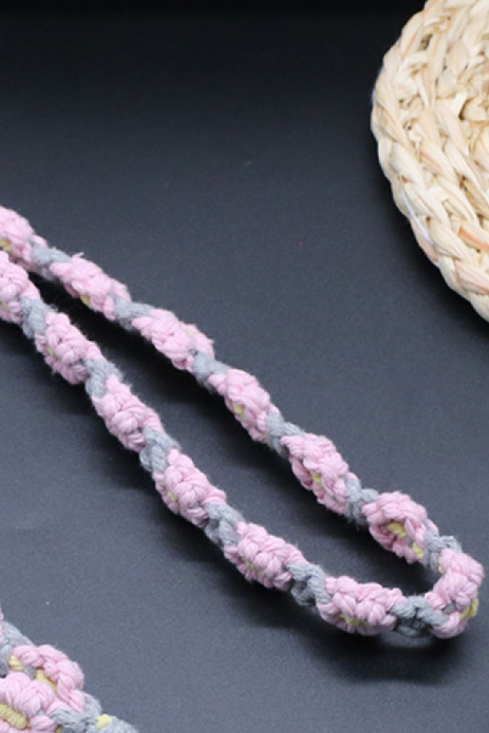 Flower Macrame Phone Lanyard