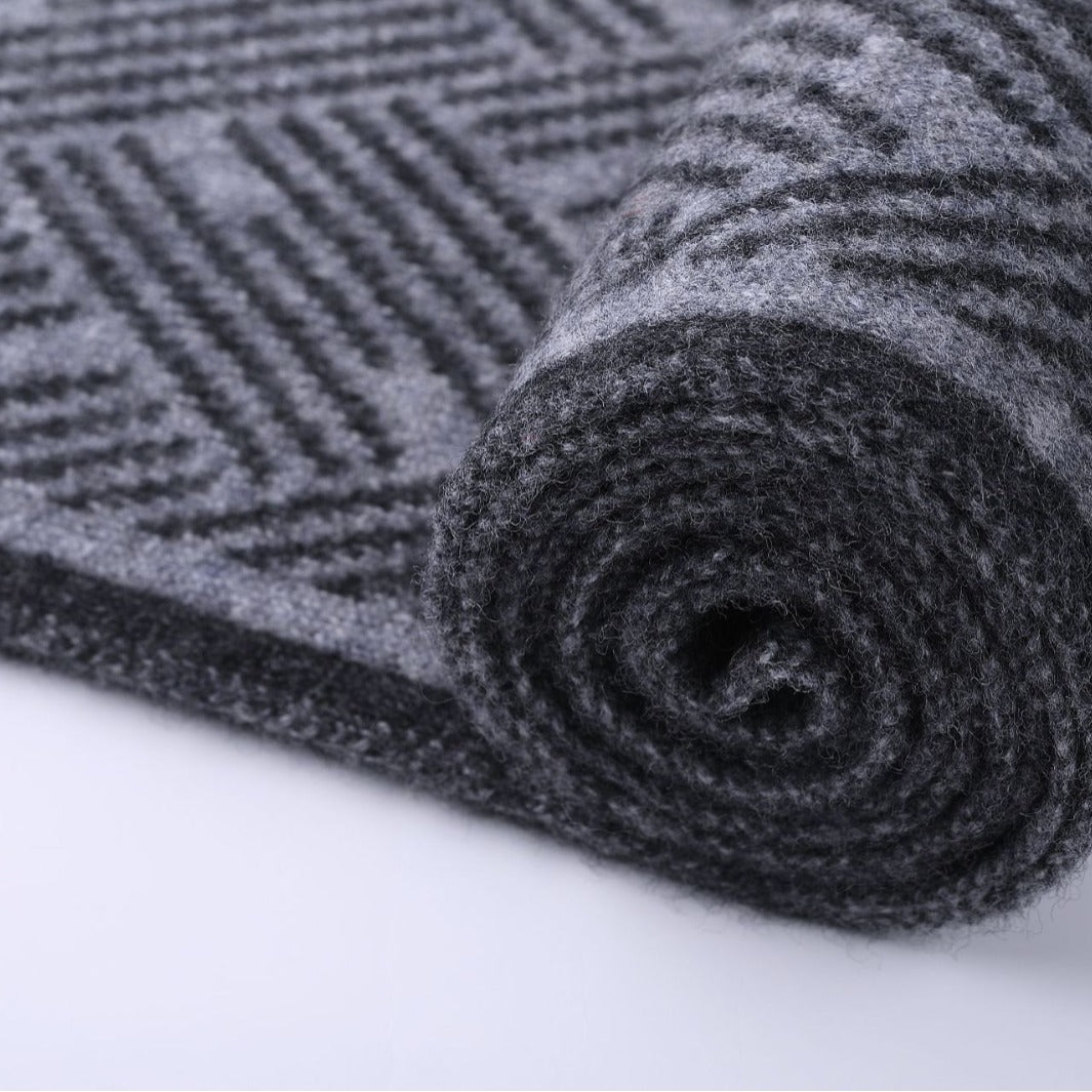 Knitted 100 Pure Wool Scarf For Men And Women Winter Korean Style Atmosphere