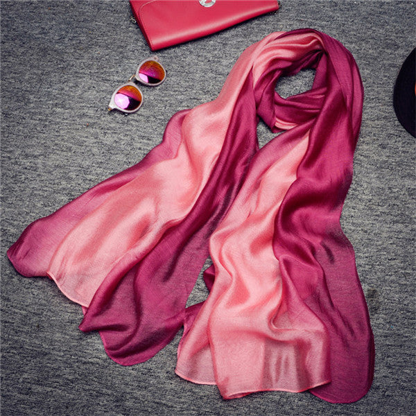 new Silk Scarf Winter Spring Cotton And Linen Pashmina Women