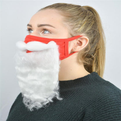 Santa Beard Dress Up Dust-proof Cotton Face Mask