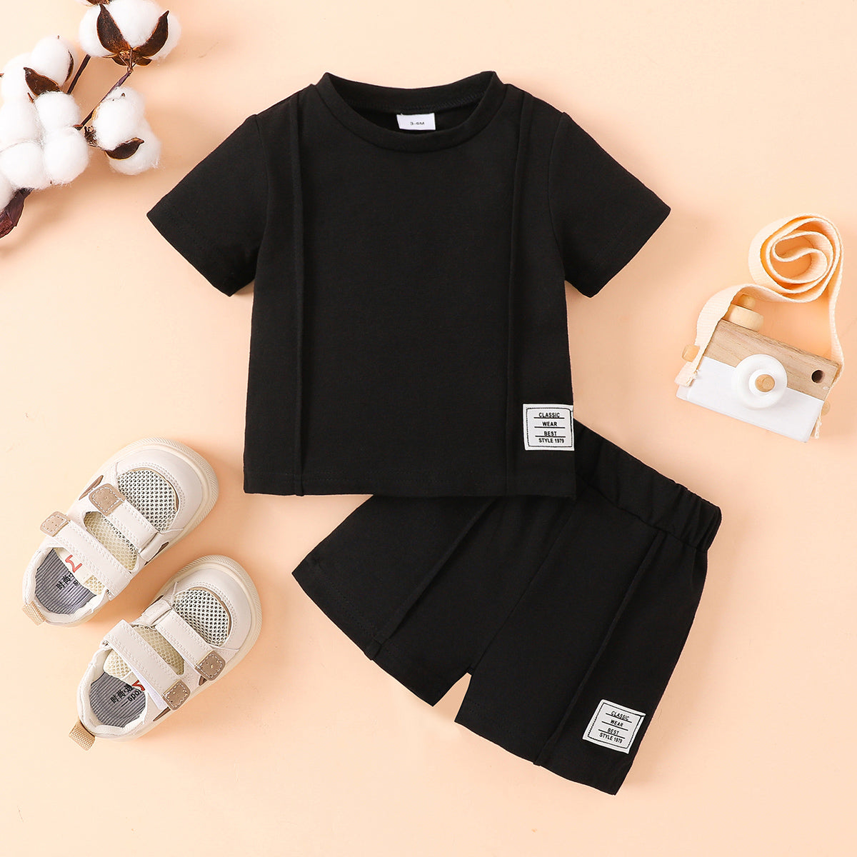 Round Neck Short Sleeve Tee and Shorts Kit