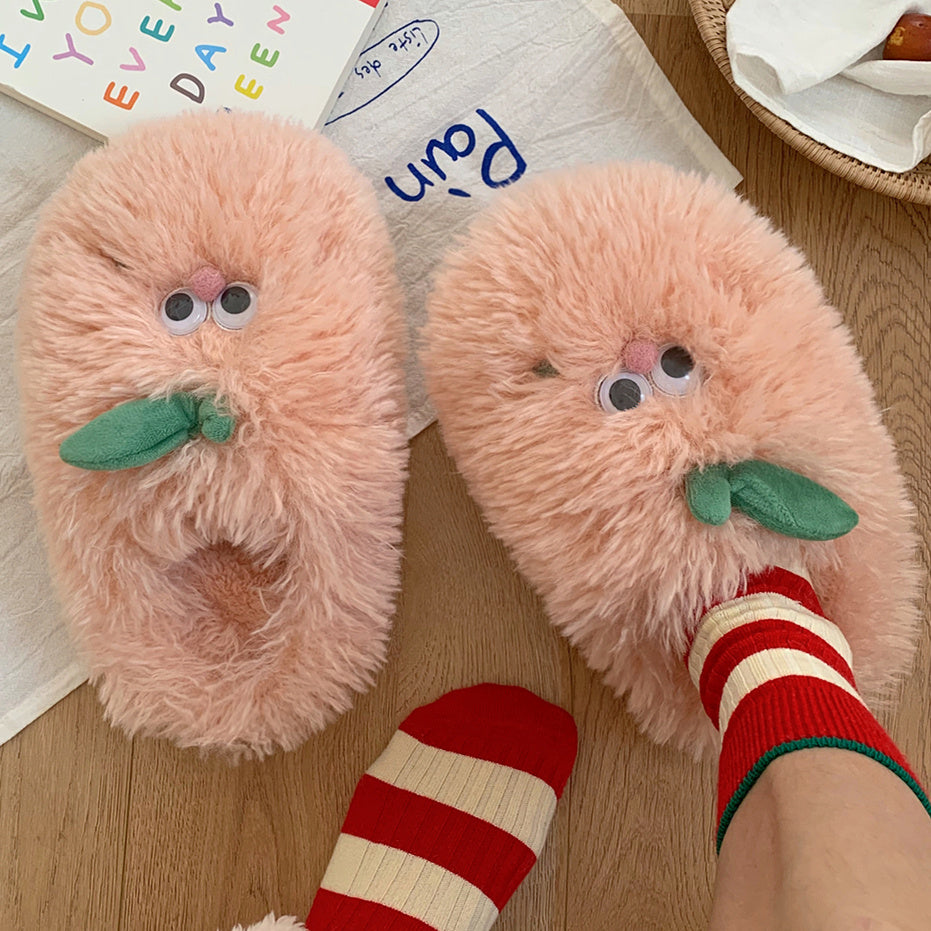 Lovers Cute Cartoon Cotton Slippers Men And Women