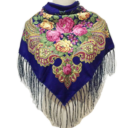 Women Ethnic Style Baotou Scarf Shawl