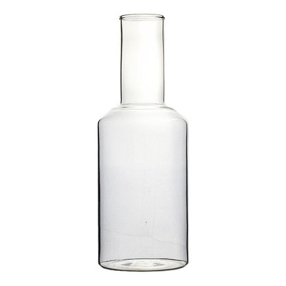 Bottle And Cup of cold and hot water Transparent Glass