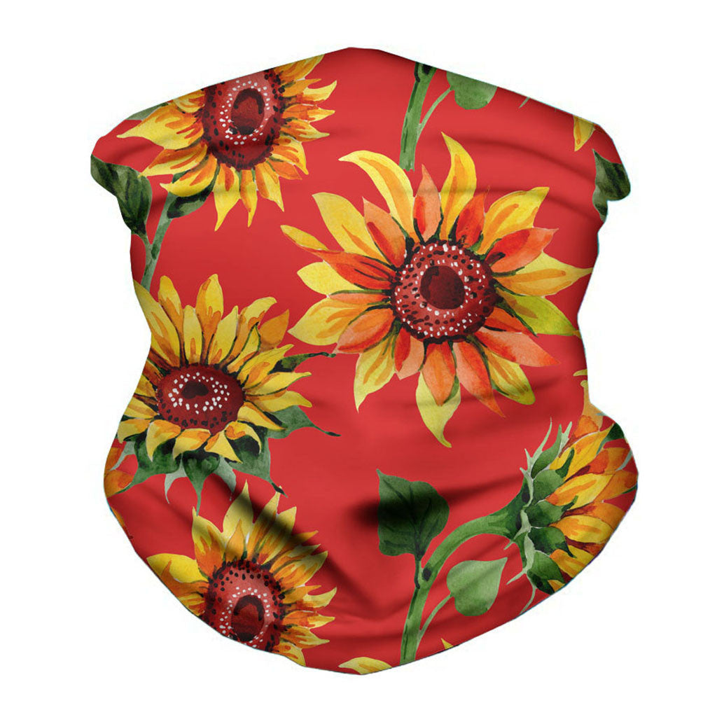 Digital printed sun flower scarf