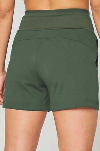 Drawstring Swim Shorts with Pockets