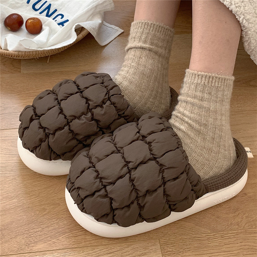 Lovers Cute Cartoon Cotton Slippers Men And Women