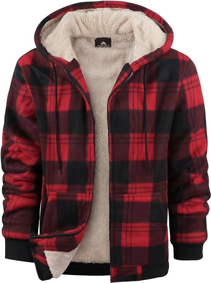 Thickened Cotton-padded Clothes Plaid Long Sleeve Loose