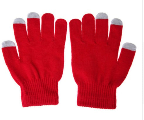 Touch screen gloves warm knit wool touch screen gloves winter touch gloves