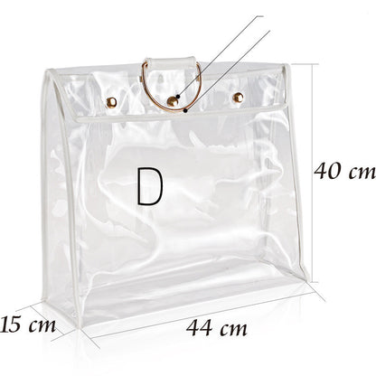 Transparent sealed bag storage bag