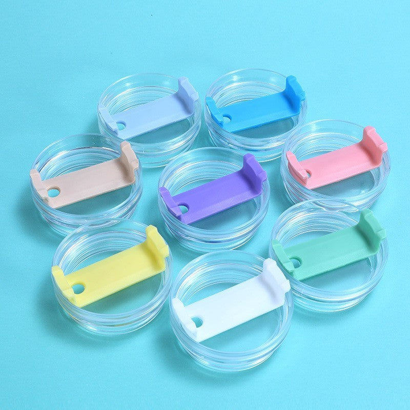 Cup Vacuum Cup Cup With Straw Transparent Plastic Cup Lid