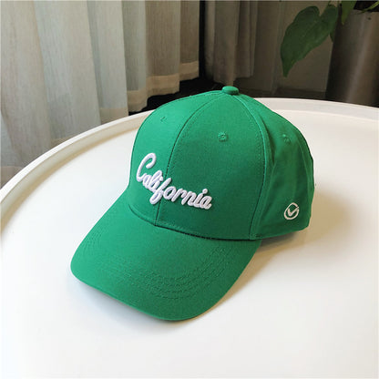 Casual Letter Embroidery Cap