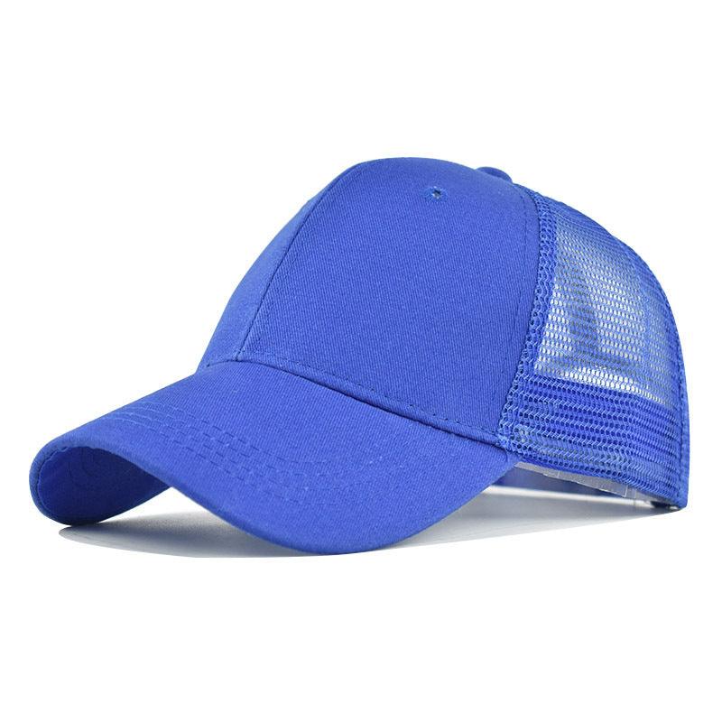 Pure Cotton Mesh Cap Simple Pure Cotton Breathable Baseball Cap