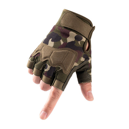 Tactical half finger gloves