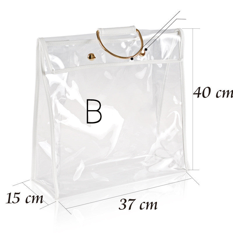 Transparent sealed bag storage bag