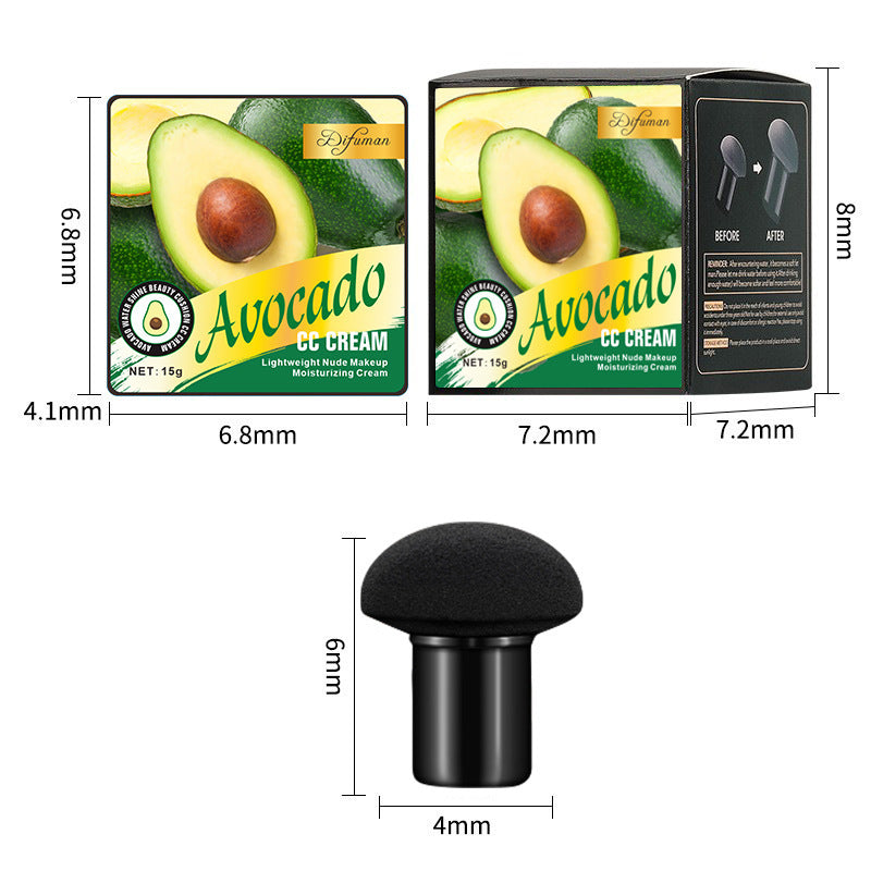 Avocado Mushroom Air Cushion