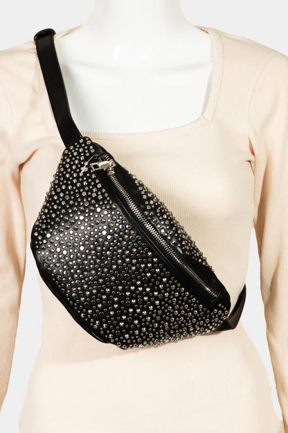 Fame Studded Crossbody-sak