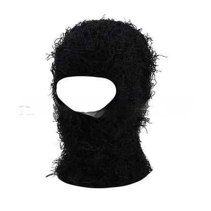 Colorful High Street Hip Hop Street Personality Knit Hat Unisex Warm Mask Hat