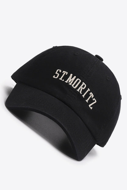 Embroidered Graphic Baseball Cap