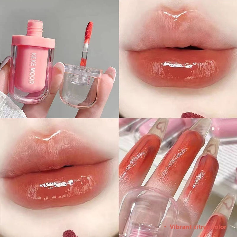 Soft Candy Jelly Lip Lacquer Water Crystal Color Lasting Nourishing Moisturizing Full Lips Student Party Lipstick