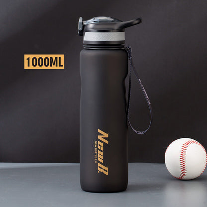 Large capacity sports portable water bottle