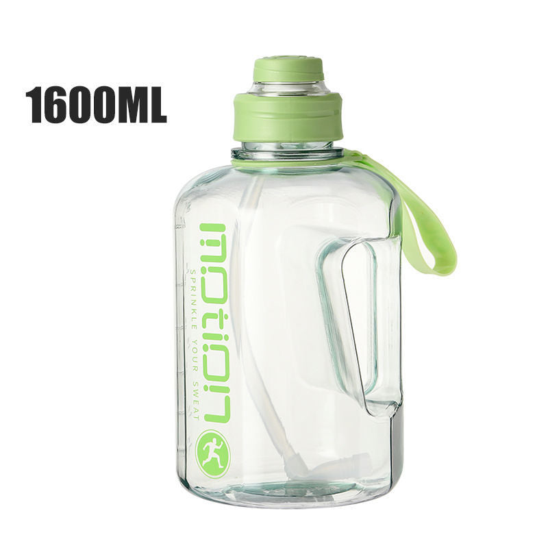 Super Large Capacity Sports Water Bottle Water Cup Male And Female Oversize Drop-resistant Fitness