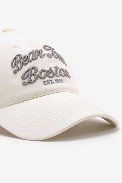 Embroidered Graphic Adjustable Baseball Cap