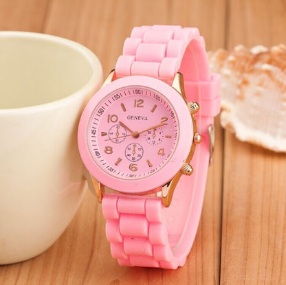 Silicone Couple Watches Trendy Fashion Men's And Women's Quartz Watch