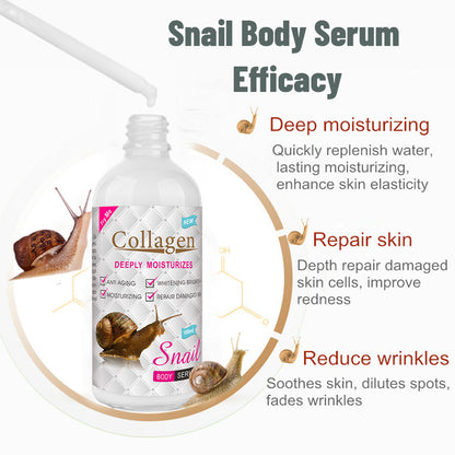 Snail Collagen Face Whitening Cleansing Repair Set