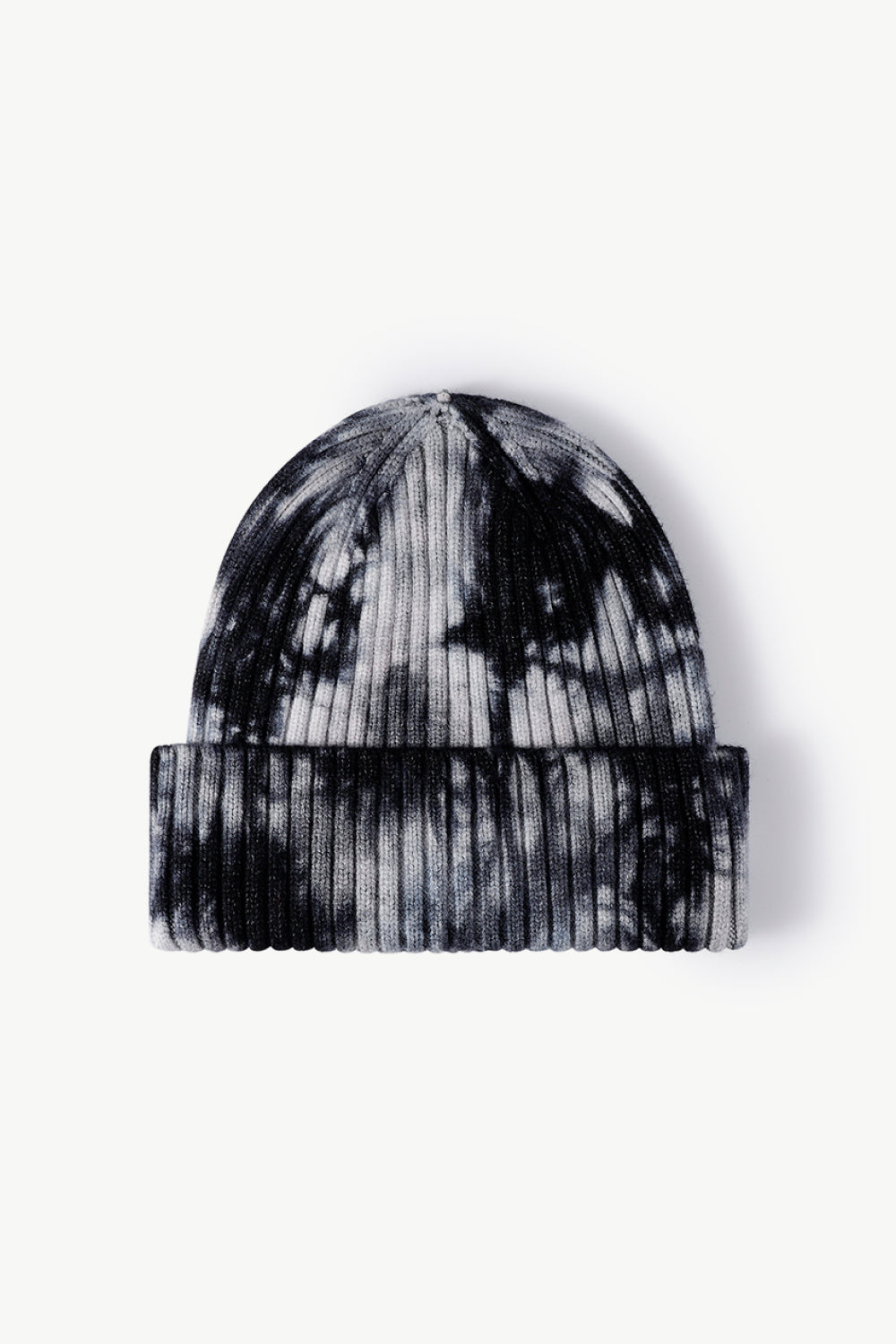 Tie-Dye Ribbed Cuffed Beanie