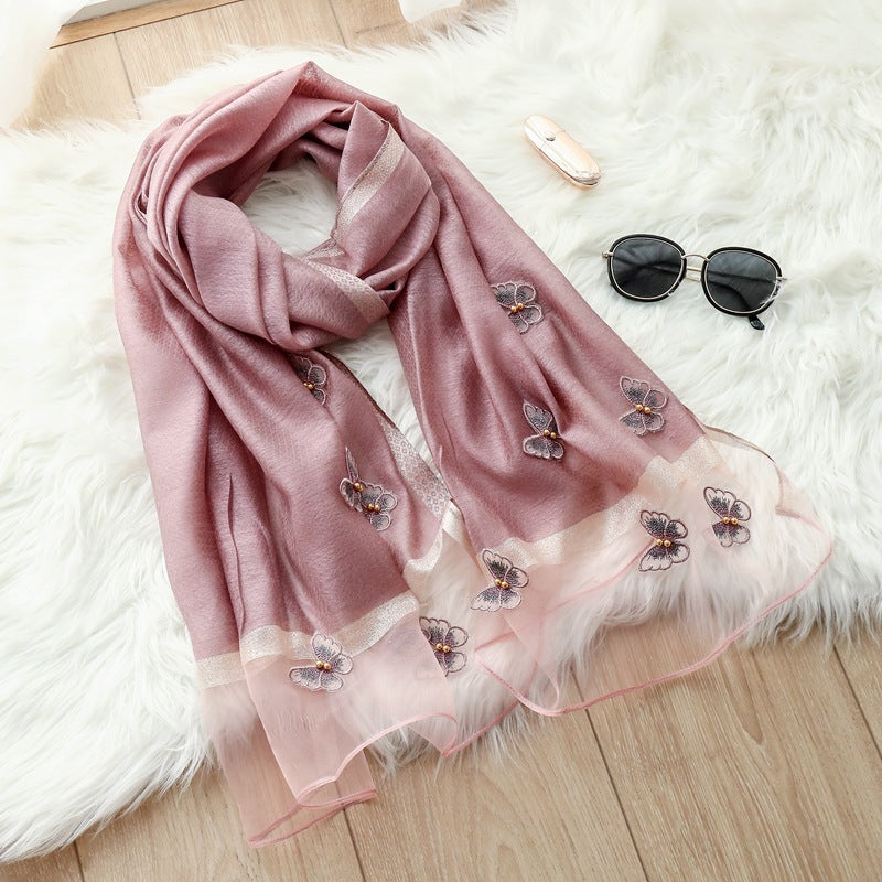 Butterfly Scarf Women Thin Style Stylish Personality