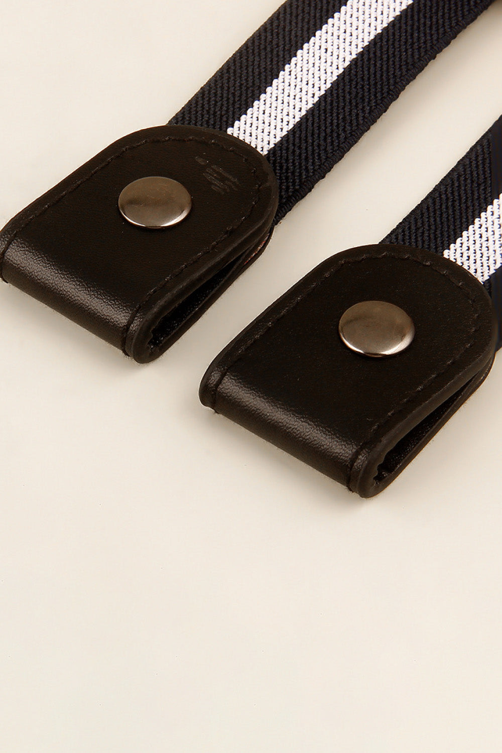 PU Elastic Snap Closure Belt