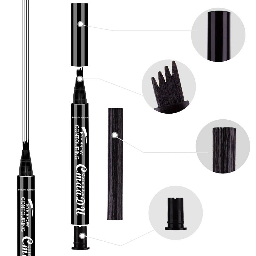 CmaaDu 4-head Eyebrow  4-point Eyebrow Pencil