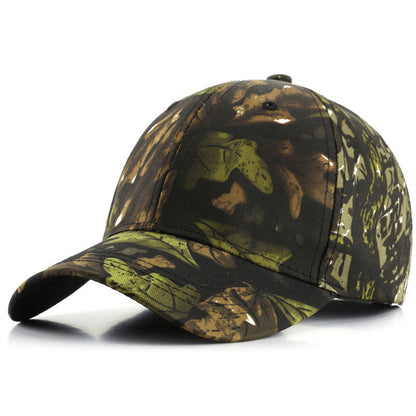 Baseball Cap Leaf Bionic Camouflage Cap Outdoor Field Training