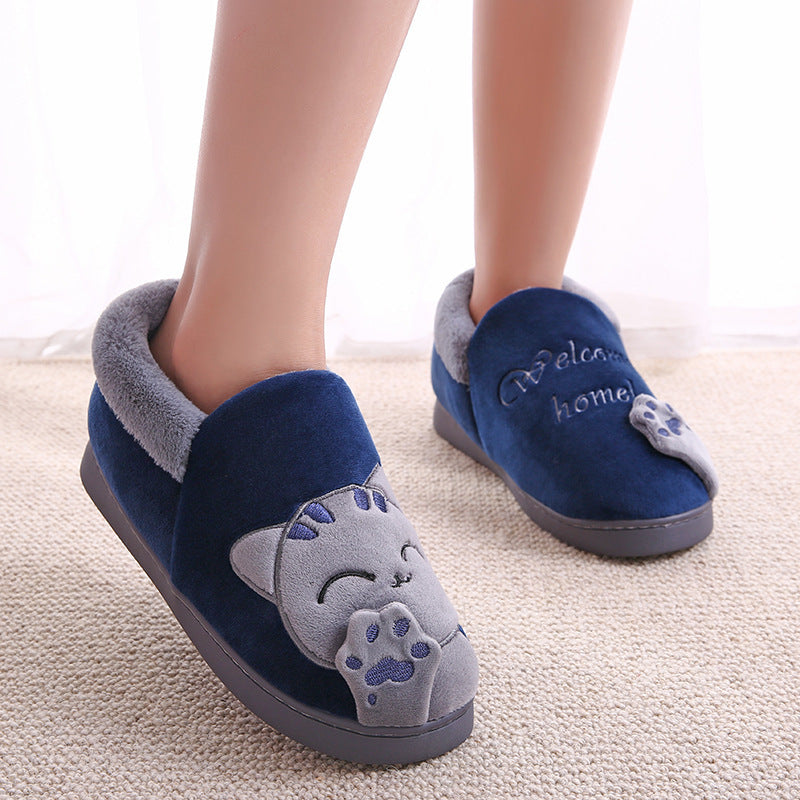 Cotton Slippers Women Platform Bag With Home