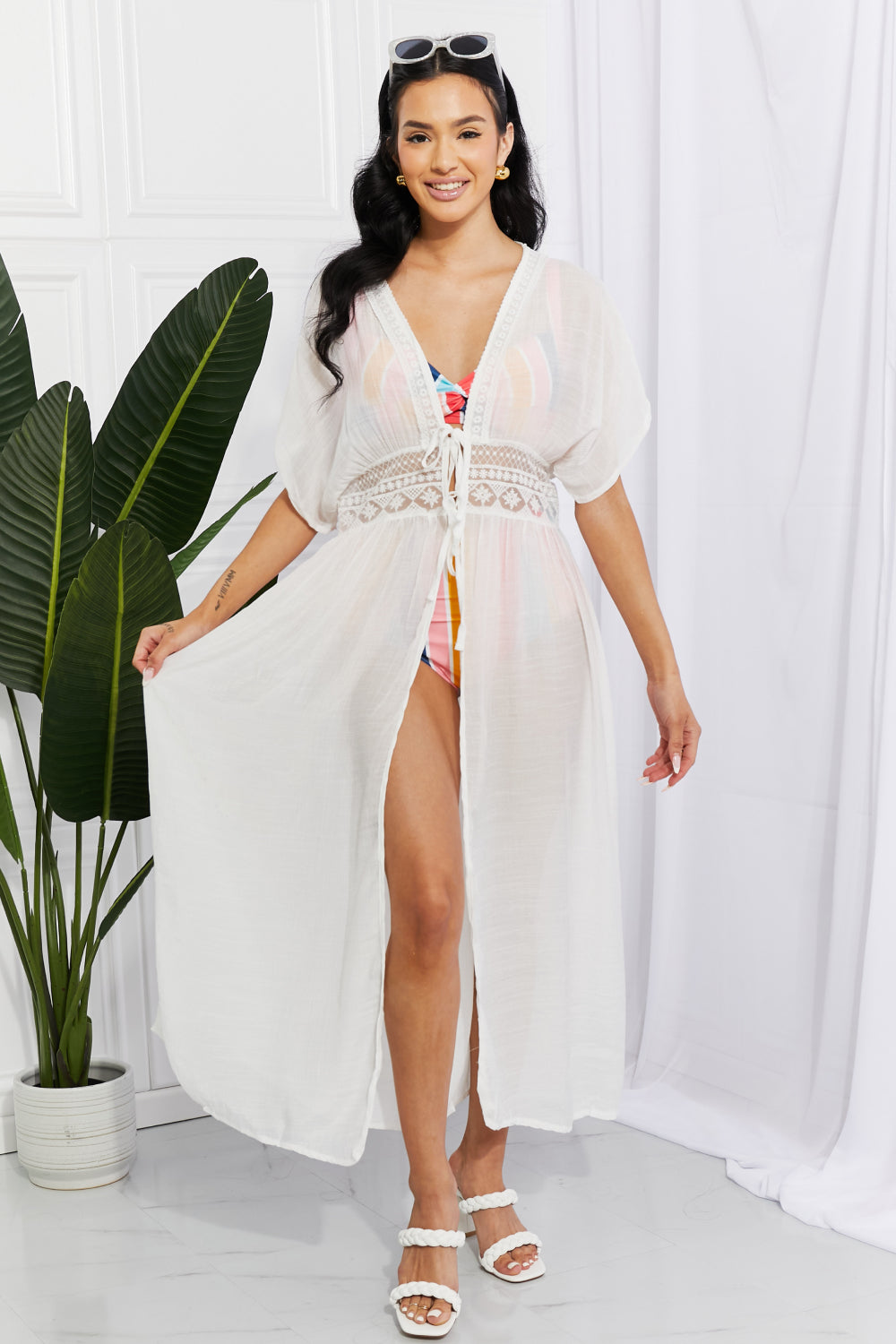 Marina West Swem Songodin Tied Maxi Cover-Up