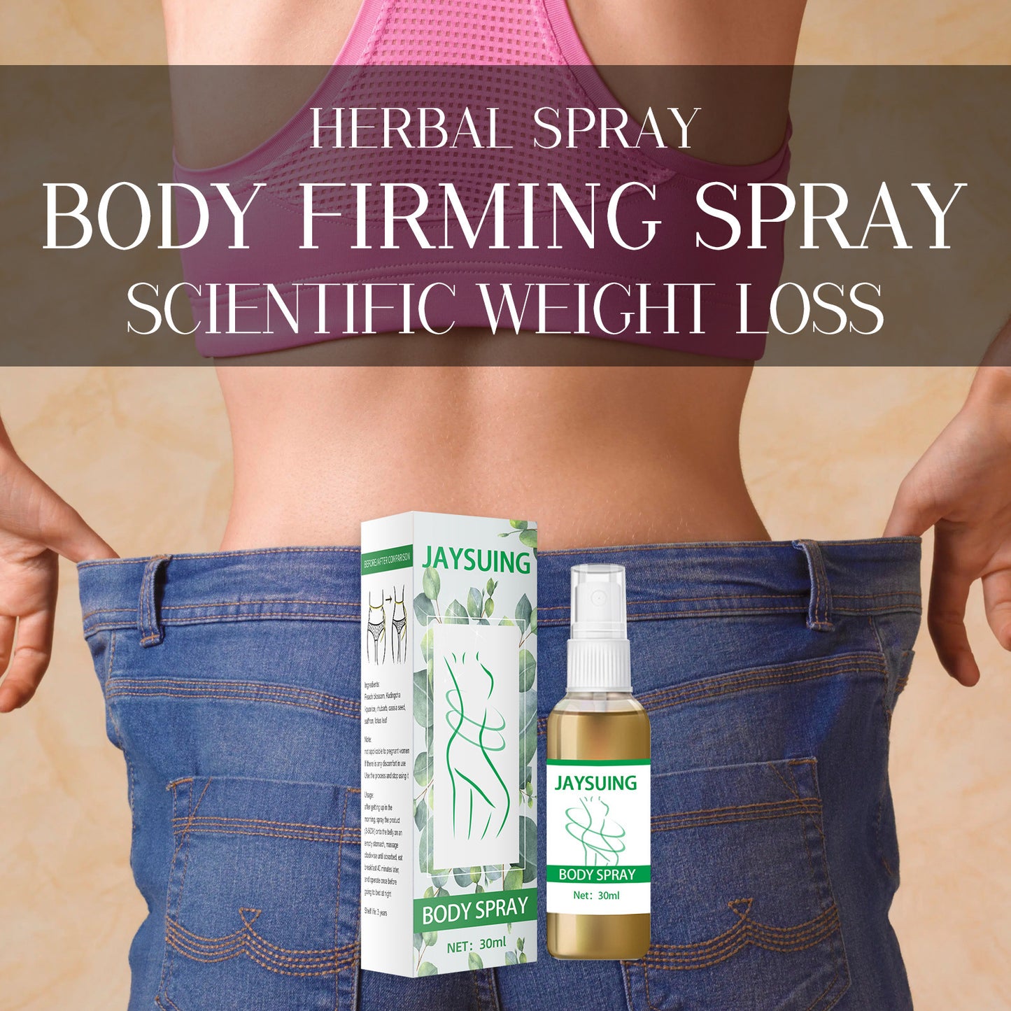 One Spray Belly Control Thigh Shaping Firming Body Slimming Spray